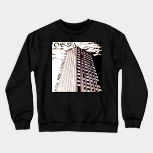 High Rise Living Punk Classic 1977 Design Crewneck Sweatshirt